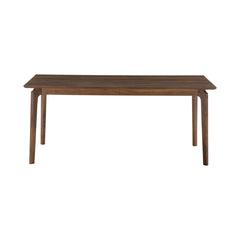 Kenzo Dining Table in Brown mango wood front view - dining table by LH Imports - Whats New Furniture Portland OR