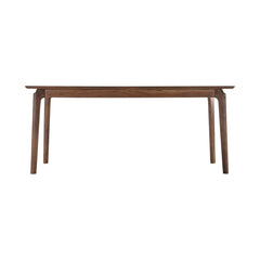 Kenzo Dining Table in Brown mango wood side angle - dining table by LH Imports - Whats New Furniture Portland OR