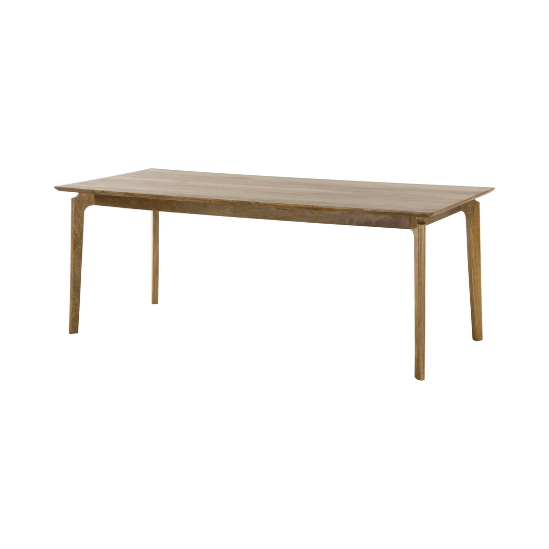 Kenzo Dining Table in Natural mango wood construction detail - dining table by LH Imports - Whats New Furniture Portland OR