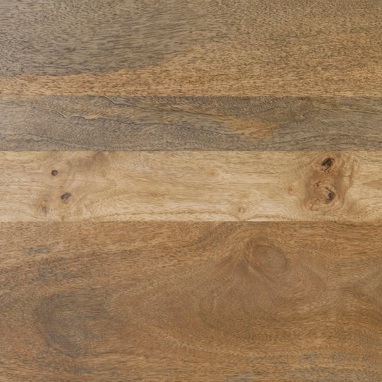 Kenzo Dining Table in Natural mango wood angled leg detail - dining table by LH Imports - Whats New Furniture Portland OR