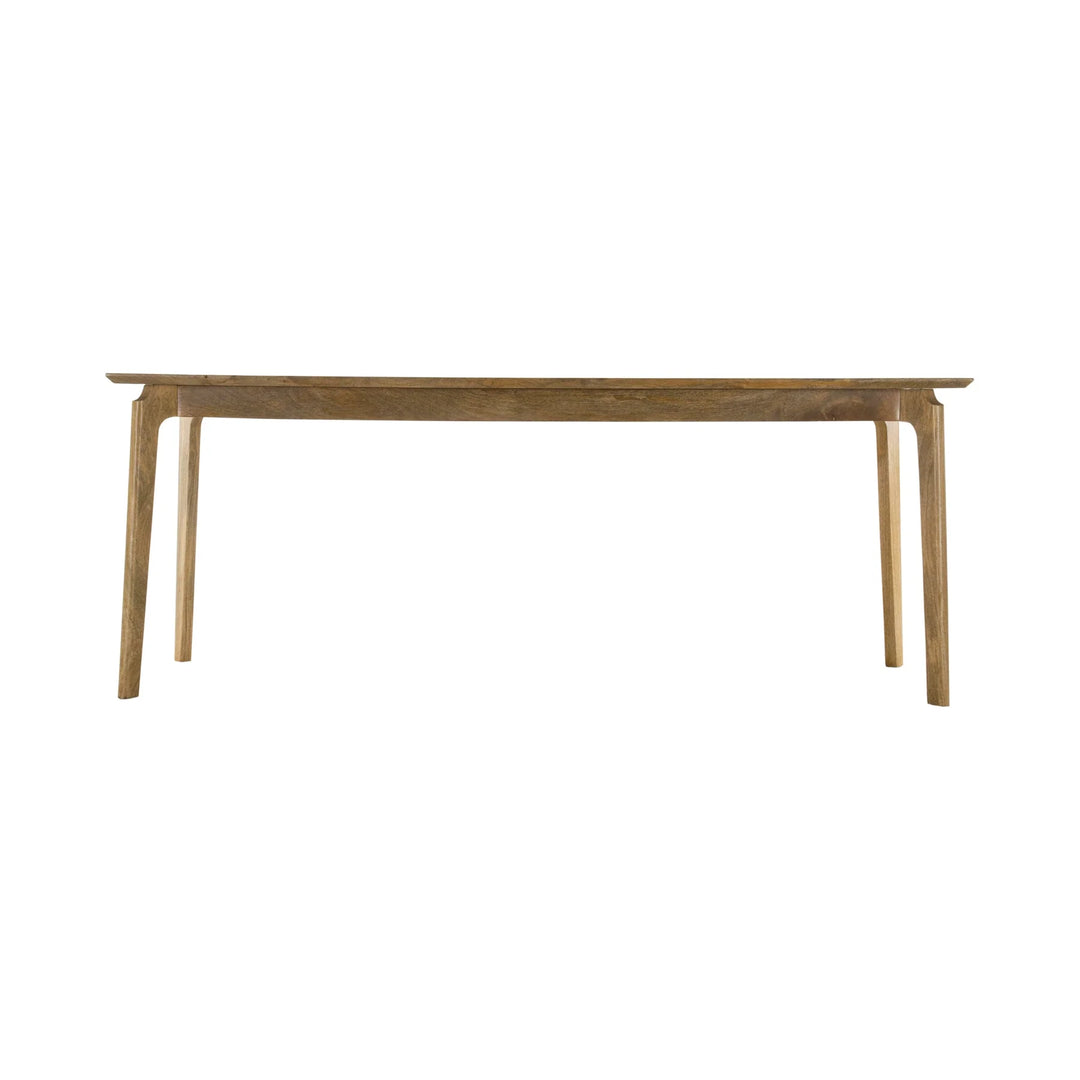 Kenzo Dining Table in Natural mango wood side angle - dining table by LH Imports - Whats New Furniture Portland OR
