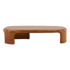 Kevelyn Outdoor Coffee Table - Ochre Concrete in Ochre - back studio view - Coffee Table by Dovetail - Whats New Furniture Portland OR