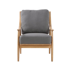 Kinsley Club Chair in Stormy Grey - ash frame club chair by LH Imports - Whats New Furniture Portland OR