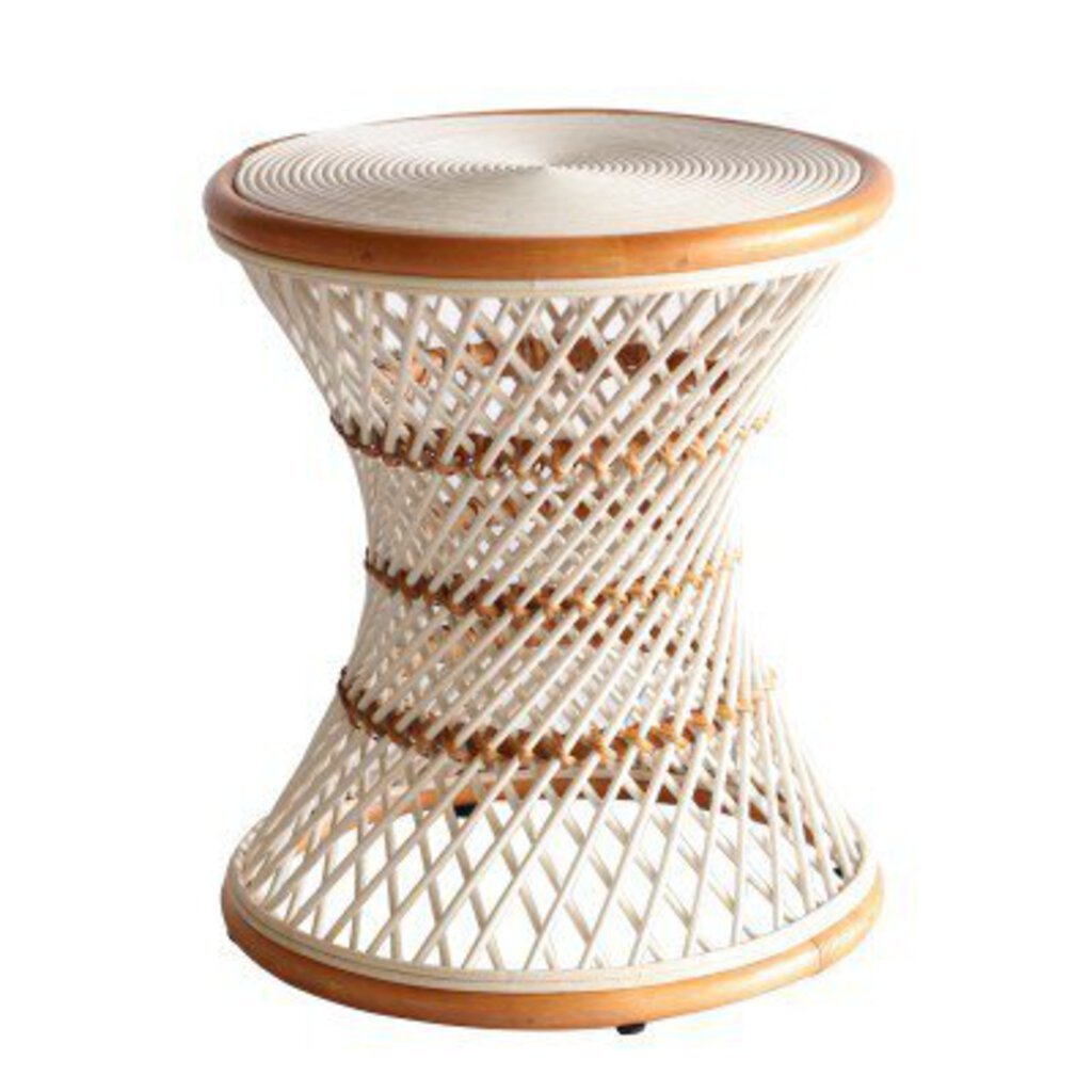 Kirby Round End Table in White - white round end table by NPD - Whats New Furniture Portland OR