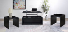 Knapp 3-piece Lift Top Coffee Table Set Black - What&