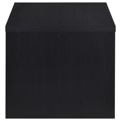 Knapp Engineered Wood Square Side End Table Black - What&