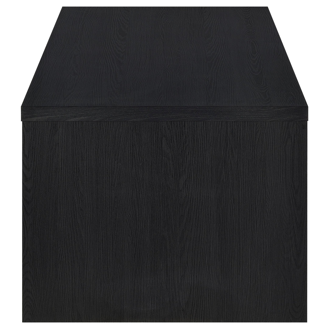 Knapp Lift Top Cocktail Coffee Table with Dual Drawers Black - What&