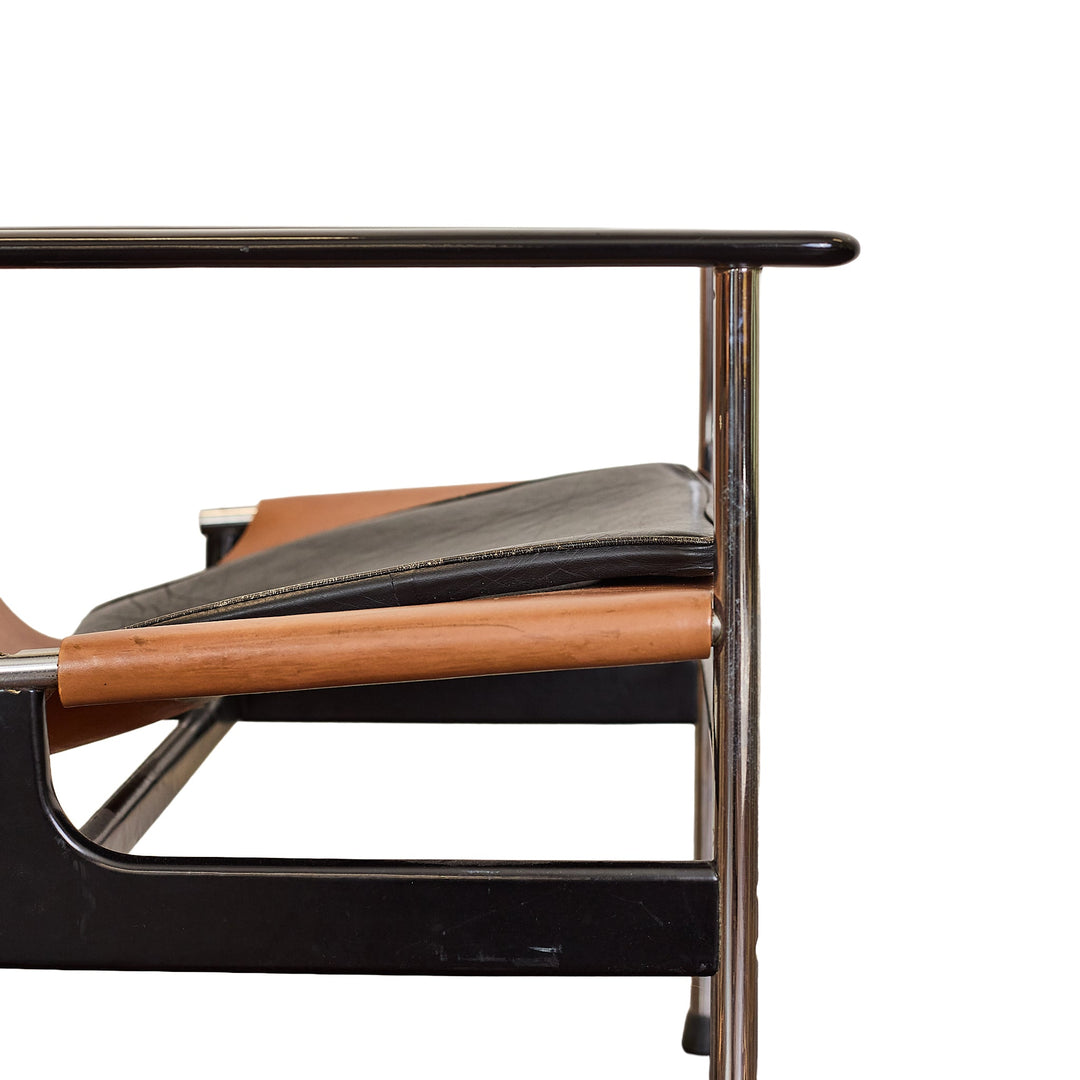 Leather Geometric Accent Chair - Whats New Furniture - Portland, Oregon