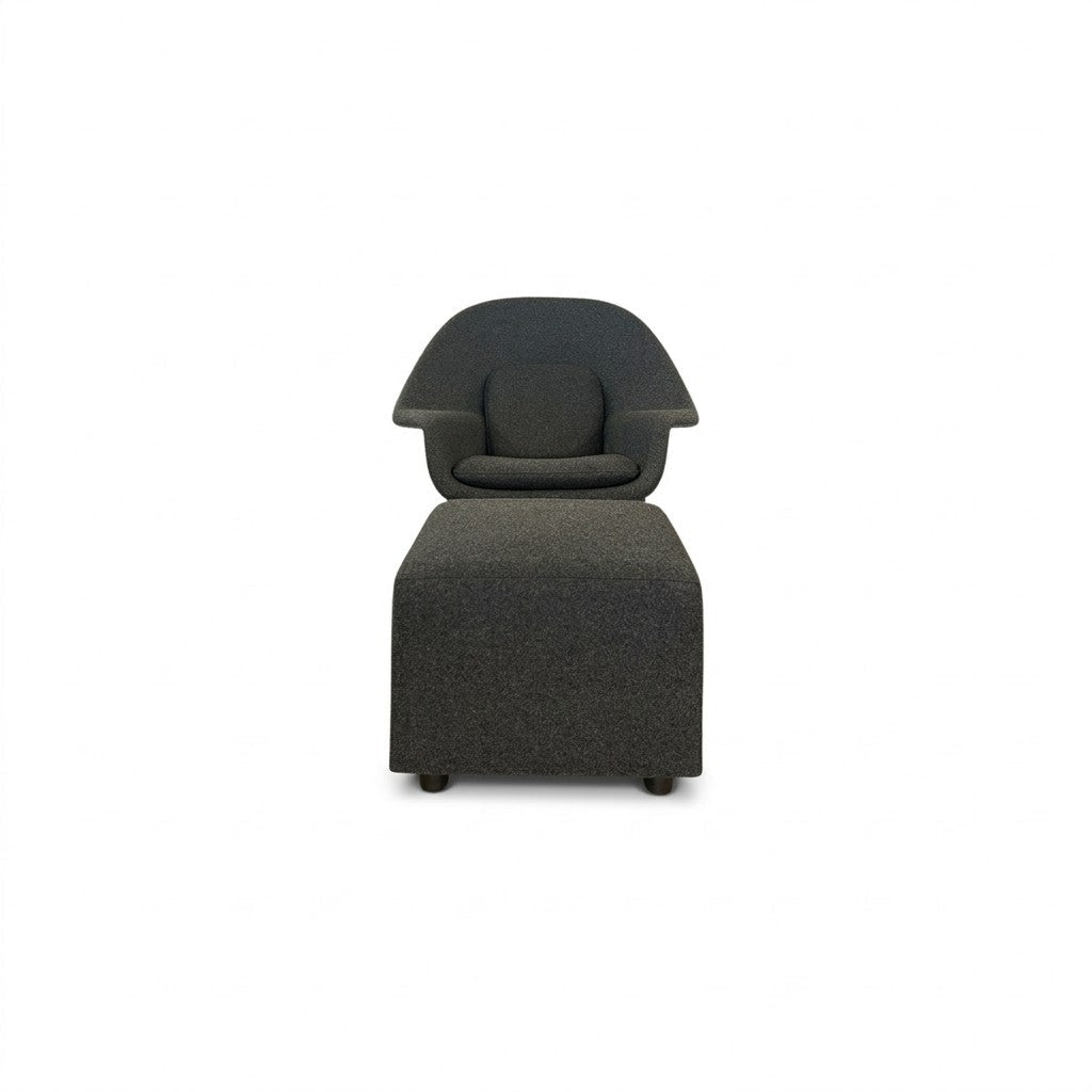 Womb Chair and Ottoman by Knoll - view 2