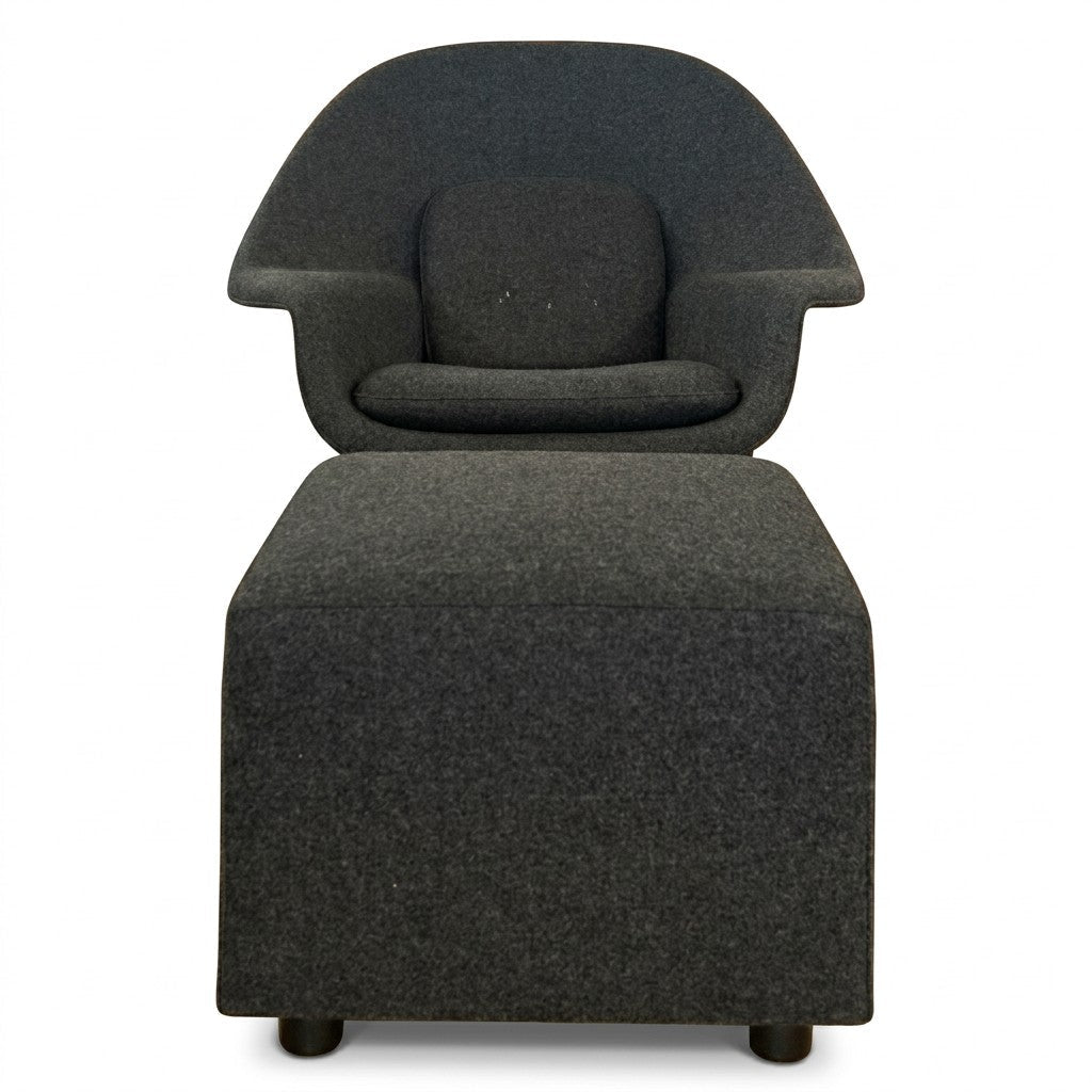 Womb Chair and Ottoman by Knoll - consignment furniture Portland