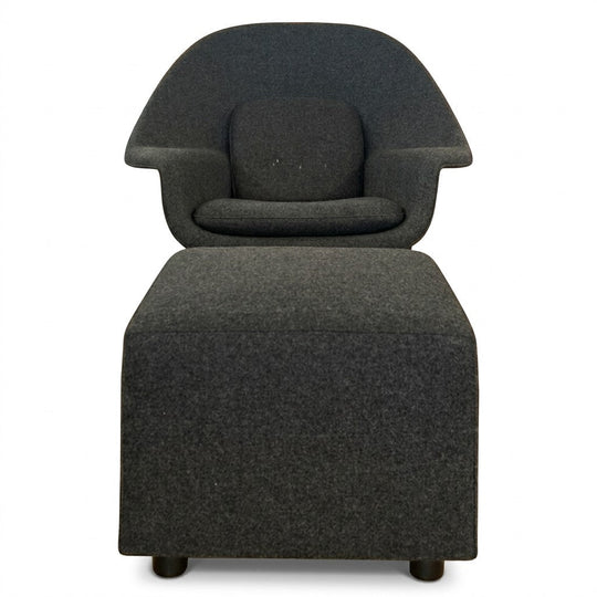 Womb Chair and Ottoman by Knoll - consignment furniture Portland