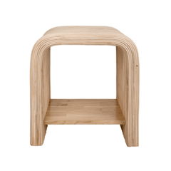 Kyran Rattan Side Table in Natural - natural rattan side table by NPD - Whats New Furniture Portland OR