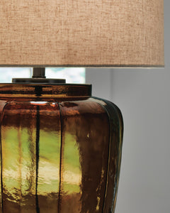 Bainmore Glass Table Lamp by Ashley Furniture - view 3