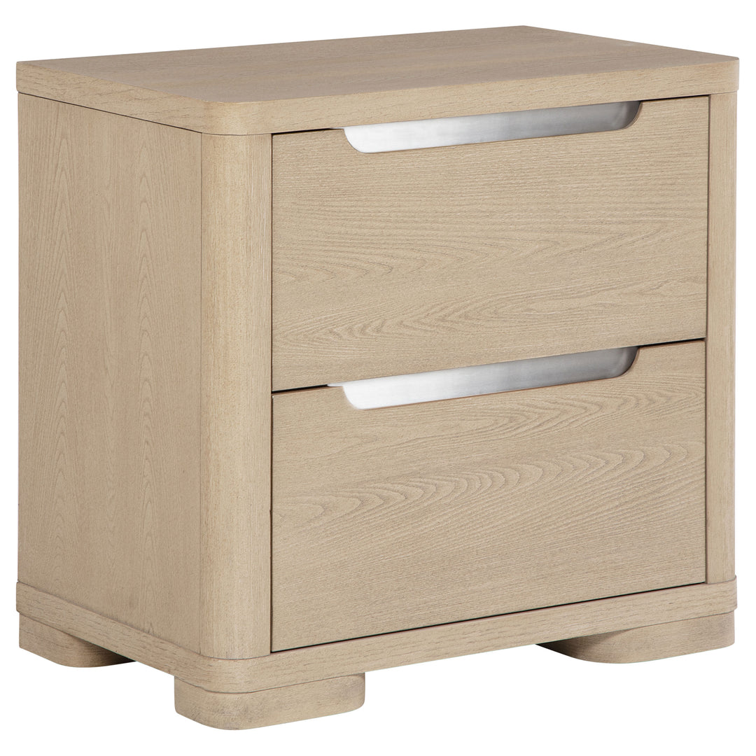 Ladera 2-drawer Nightstand Bedside Table Light Elm - What&