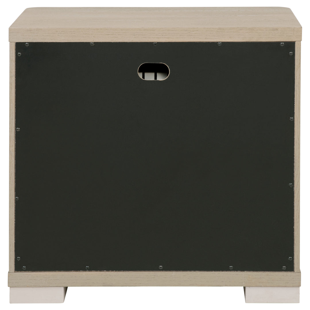 Ladera 2-drawer Nightstand Bedside Table Light Elm - What&