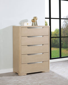 Ladera 5-drawer Bedroom Chest of Drawers Light Elm - What&