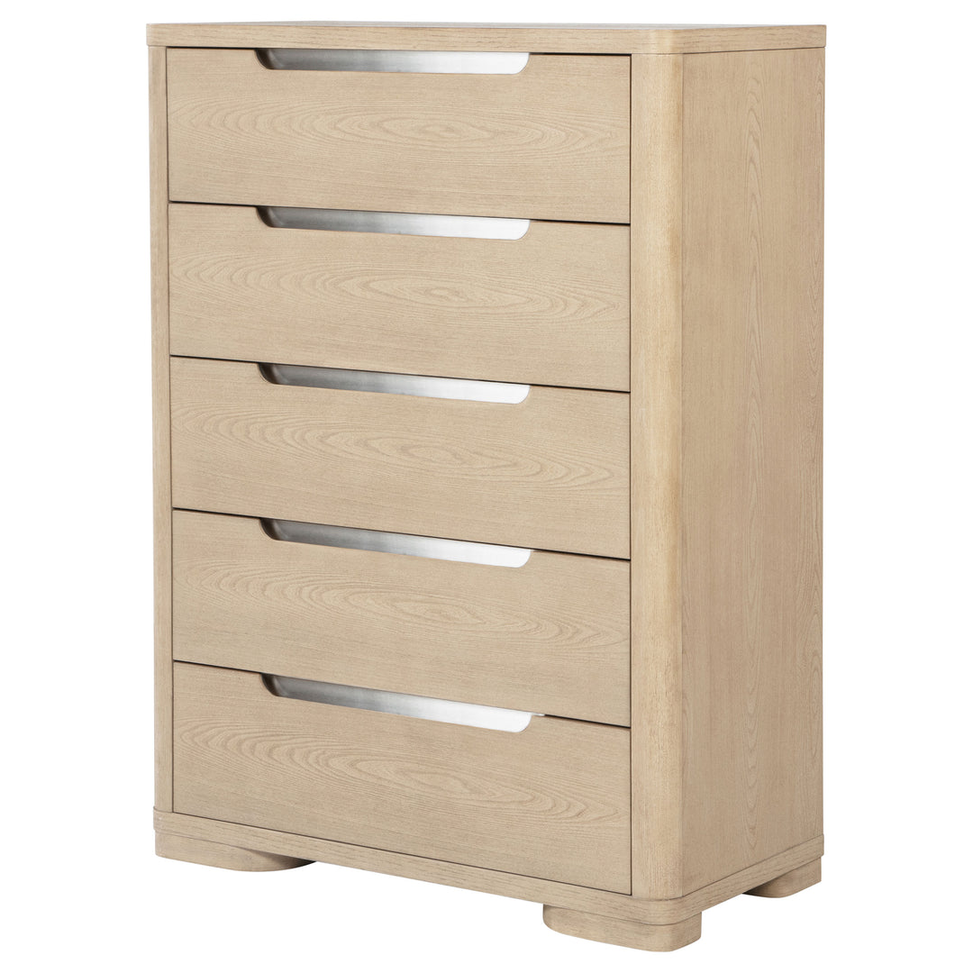 Ladera 5-drawer Bedroom Chest of Drawers Light Elm - What&