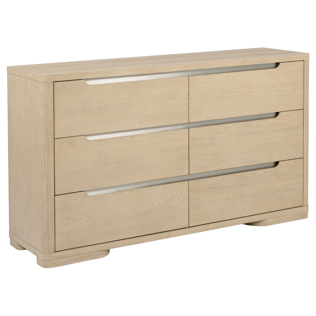 Ladera 6-drawer Bedroom Dresser Light Elm - What&