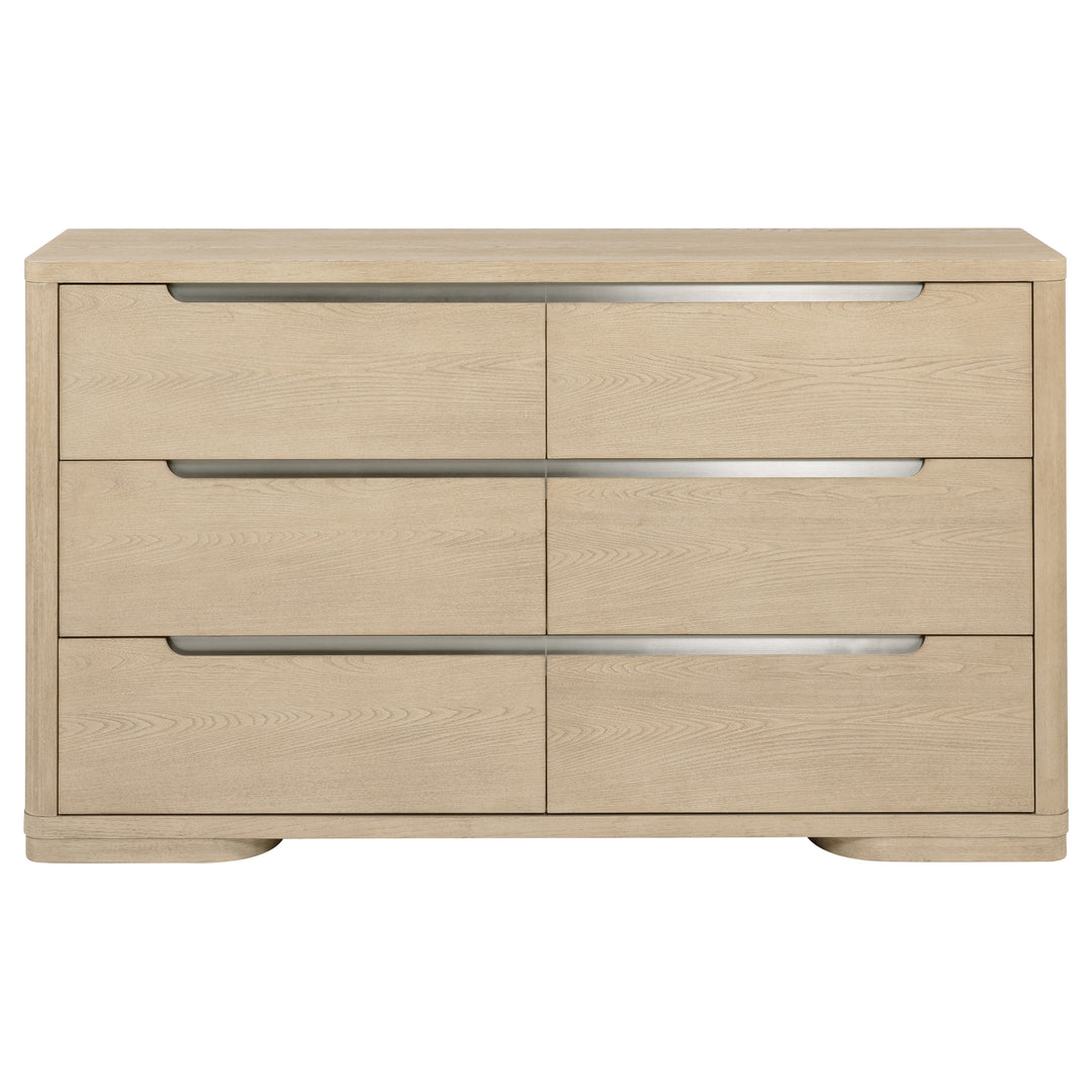 Ladera 6-drawer Bedroom Dresser Light Elm - What&