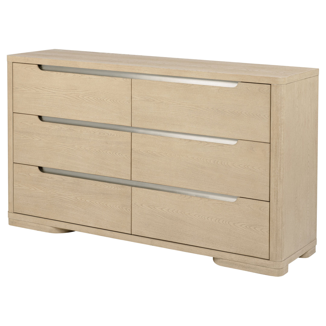 Ladera 6-drawer Bedroom Dresser Light Elm - What&