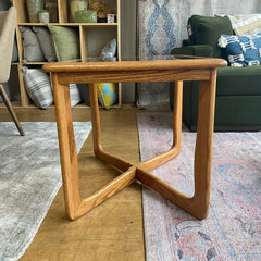 Glass - top Side Table - Whats New Furniture - Portland, Oregon