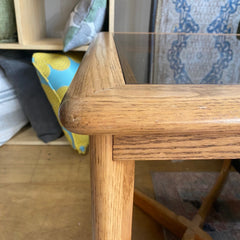 Glass - top Side Table - Whats New Furniture - Portland, Oregon