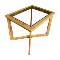 Glass - top Side Table - Whats New Furniture - Portland, Oregon