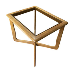 Glass - top Side Table - Whats New Furniture - Portland, Oregon