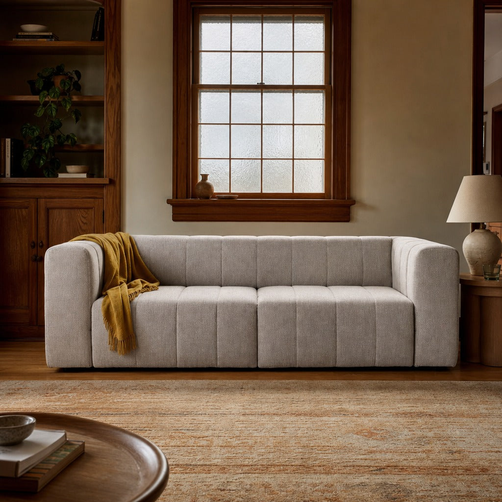 Langham Power Recliner Sleeper styled in Portland Irvington foursquare with original built-ins living room - Whats New Furniture