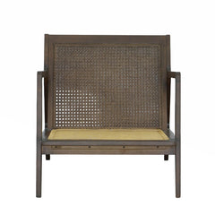 Las Vegas Lawrence Arm Chair in Royal Navy back and seat view - cane arm chair by LH Imports - Whats New Furniture Portland OR