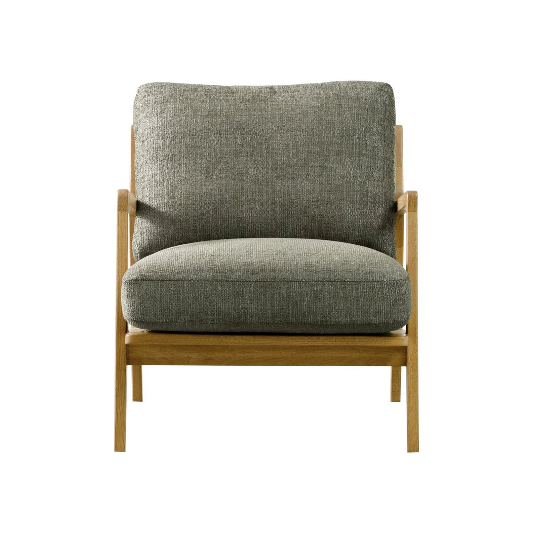 Las Vegas Lawrence Arm Chair in Sage variant front view - cane arm chair by LH Imports - Whats New Furniture Portland OR