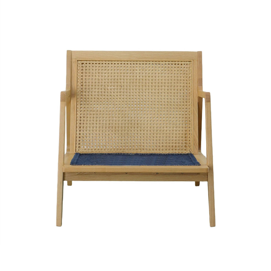 Las Vegas Lawrence Arm Chair in Tuscan Sun back and seat view - cane arm chair by LH Imports - Whats New Furniture Portland OR