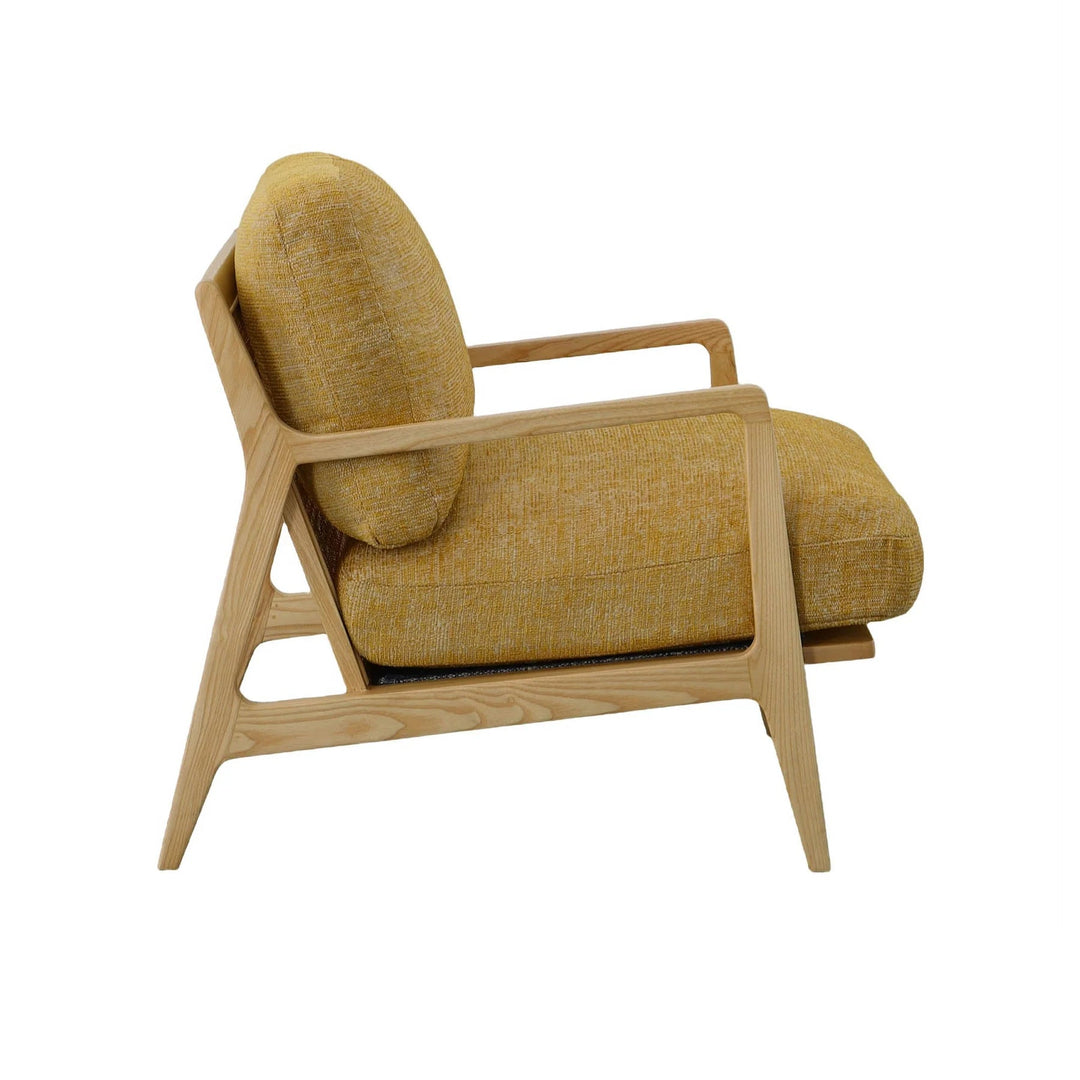 Las Vegas Lawrence Arm Chair in Tuscan Sun side view - cane arm chair by LH Imports - Whats New Furniture Portland OR