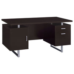 Lawtey 60-inch 2-drawer Office Computer Desk Cappuccino - What&
