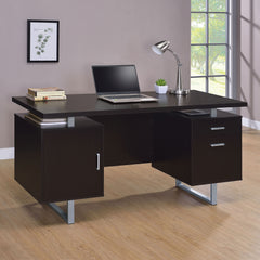 Lawtey 60-inch 2-drawer Office Computer Desk Cappuccino - What&