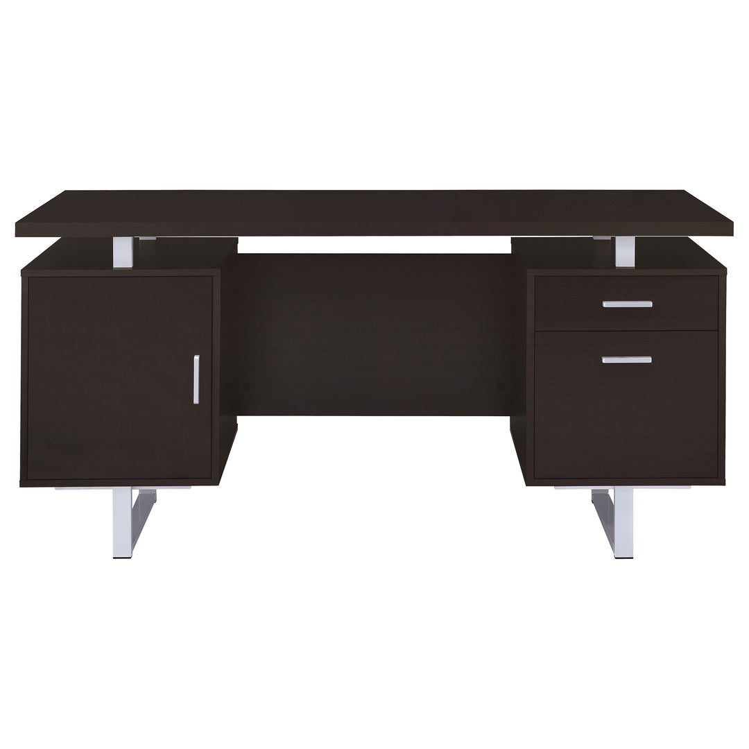 Lawtey 60-inch 2-drawer Office Computer Desk Cappuccino - What&