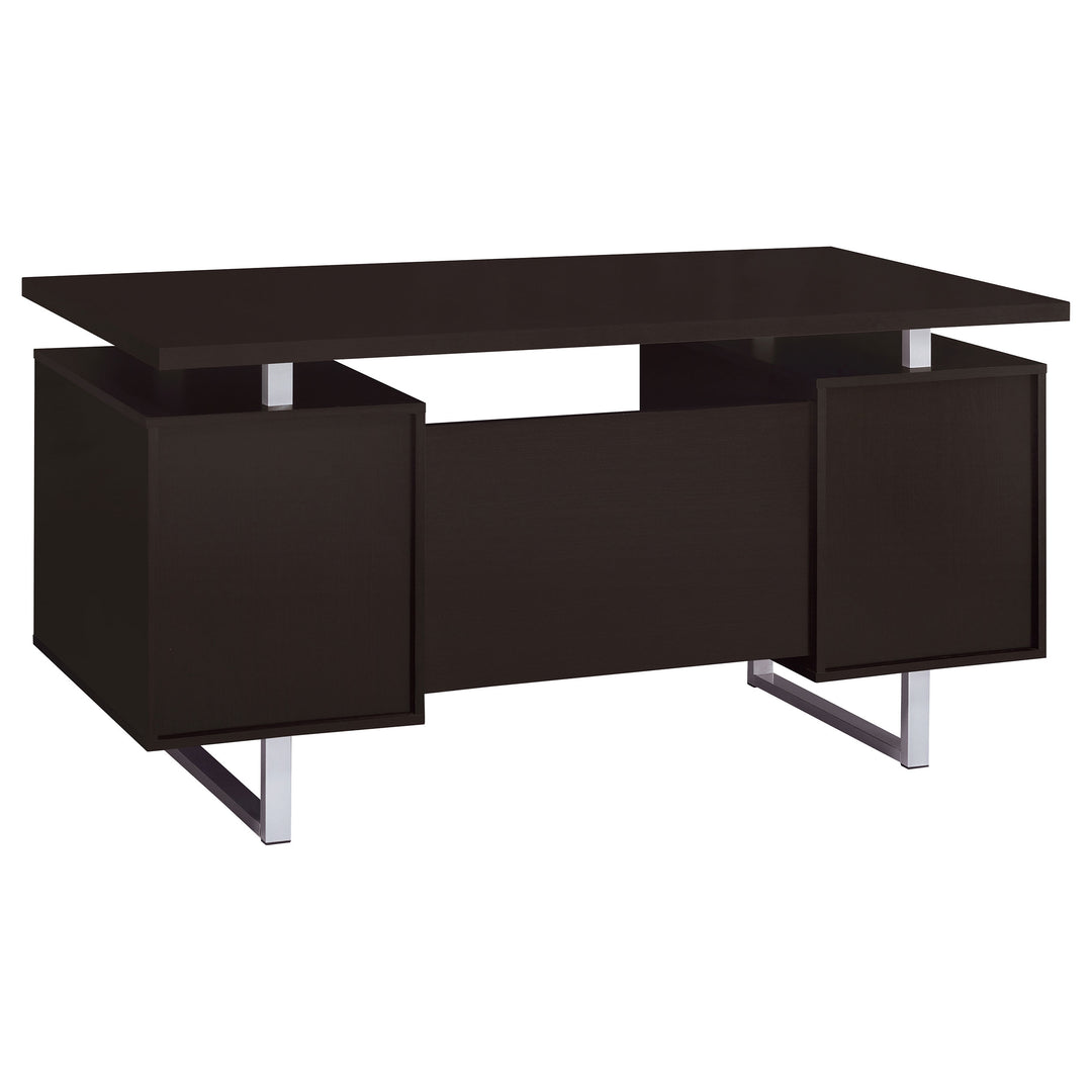 Lawtey 60-inch 2-drawer Office Computer Desk Cappuccino - What&