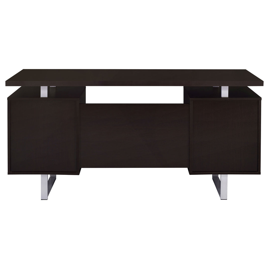 Lawtey 60-inch 2-drawer Office Computer Desk Cappuccino - What&