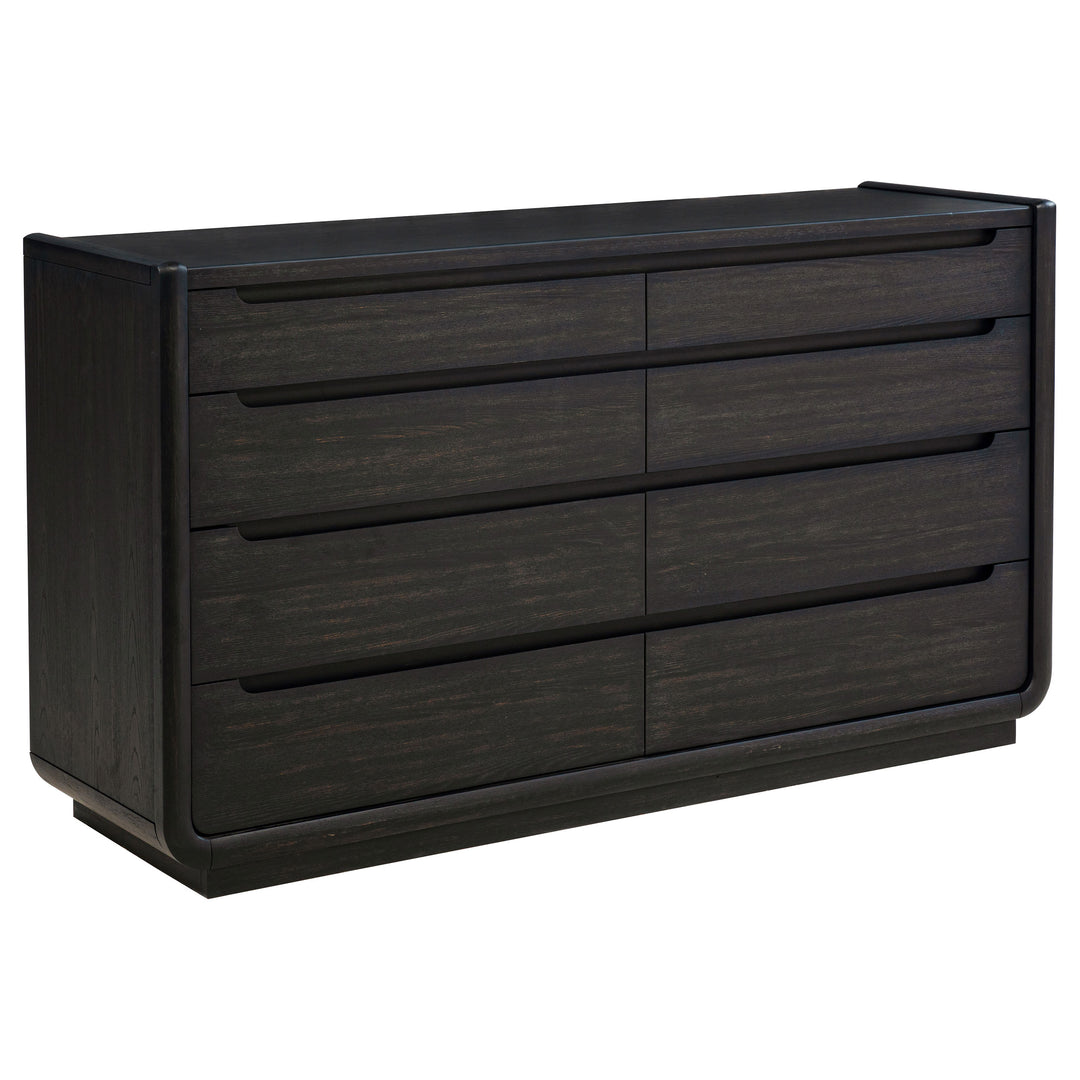 Leandro 8-drawer Bedroom Dresser Cabinet Burnished Black - What&
