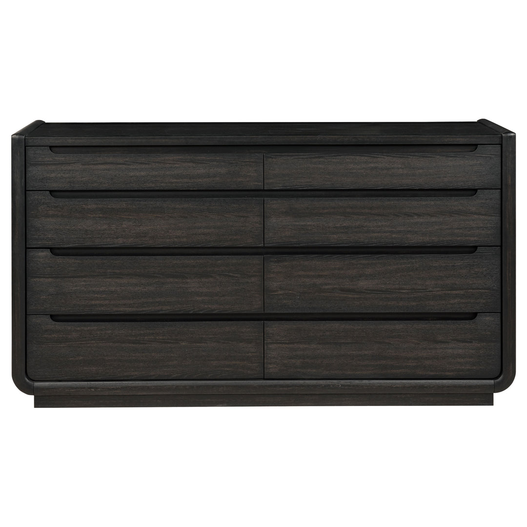 Leandro 8-drawer Bedroom Dresser Cabinet Burnished Black - What&