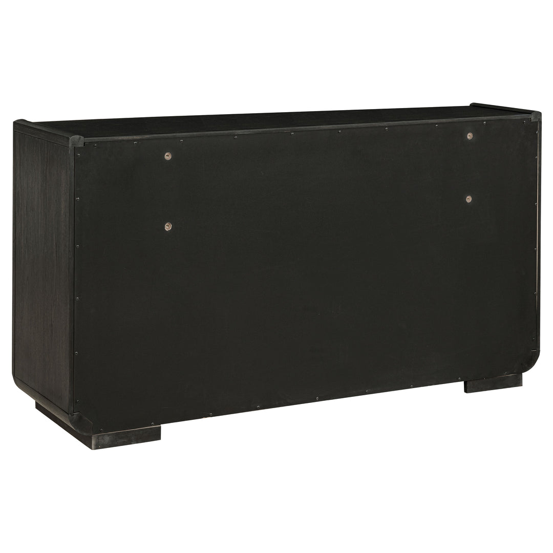 Leandro 8-drawer Bedroom Dresser Cabinet Burnished Black - What&