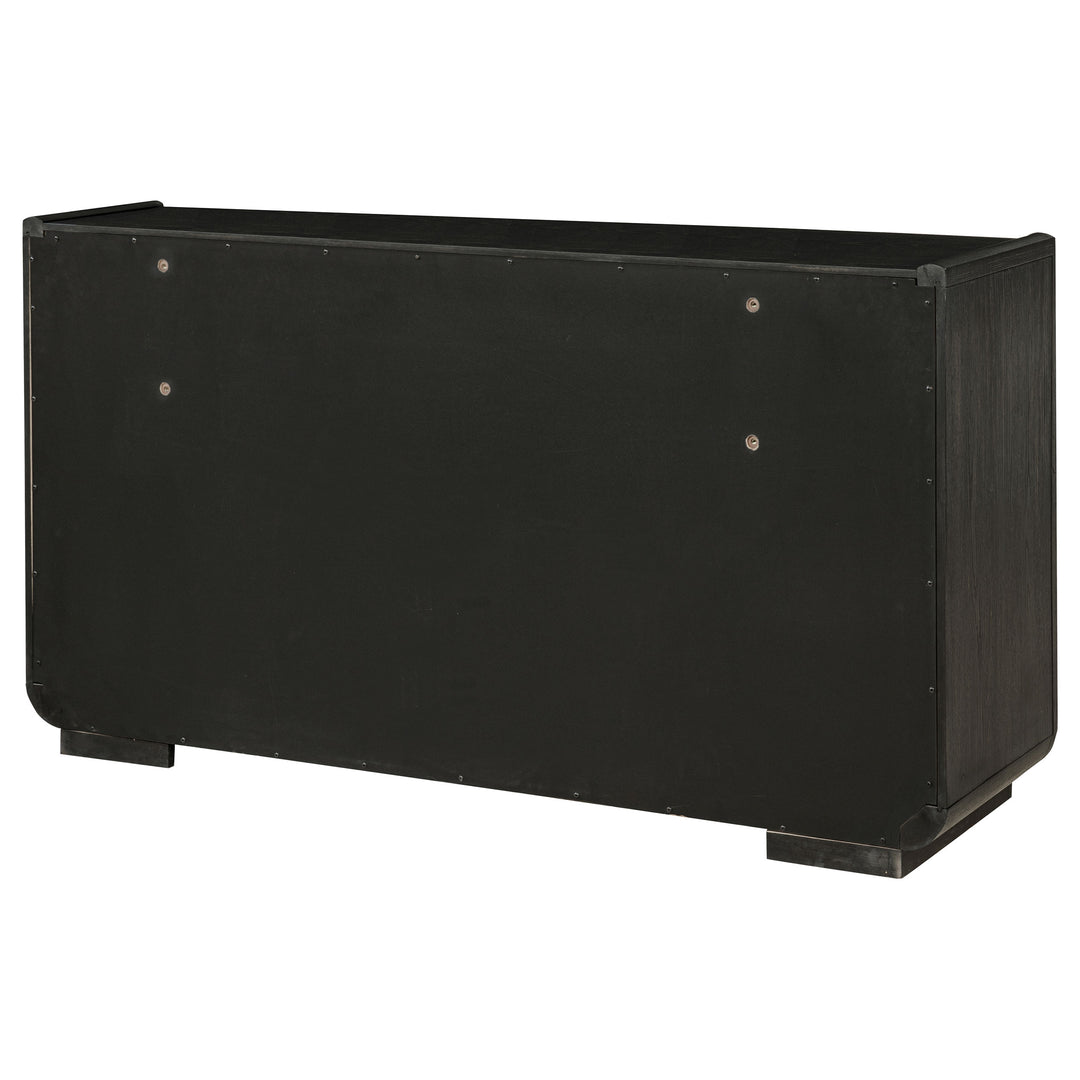 Leandro 8-drawer Bedroom Dresser Cabinet Burnished Black - What&