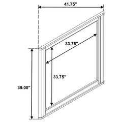 Leanne Dresser Mirror Light Oak - What&