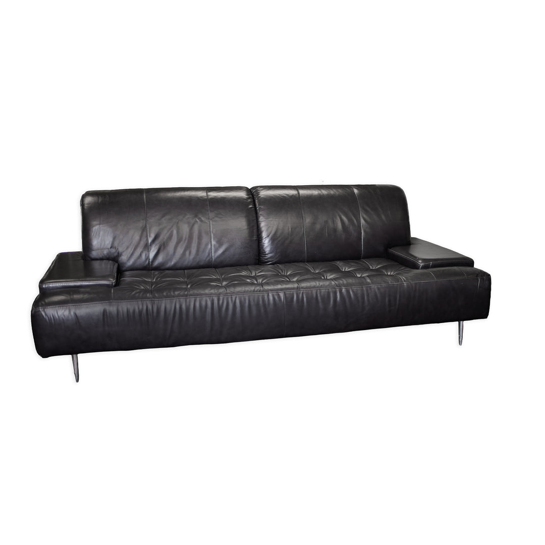 Leather Low Sofa detail view - Whats New Furniture - Portland, Oregon