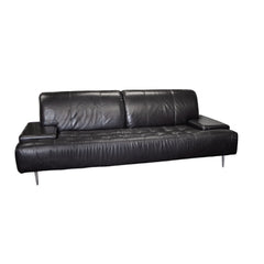 Leather Low Sofa detail view - Whats New Furniture - Portland, Oregon