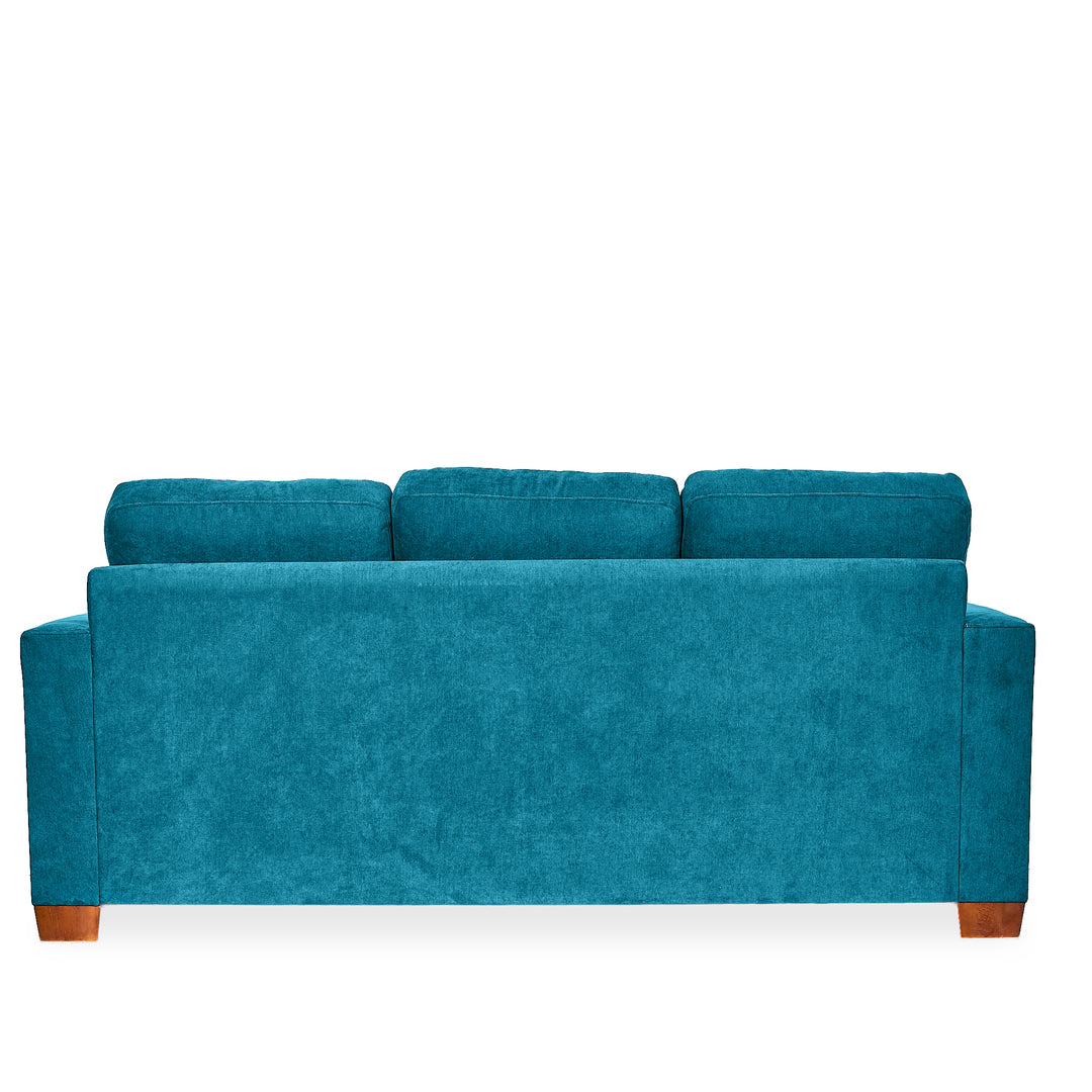 Legacy Sleeper Sofa in fabric side view - mid-century sleeper sofa by Stanton - Whats New Furniture Portland OR