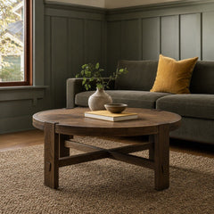 Abstract Coffee Table in ABT032 styled in Portland Hawthorne Craftsmbungalow living room - Whats New Furniture
