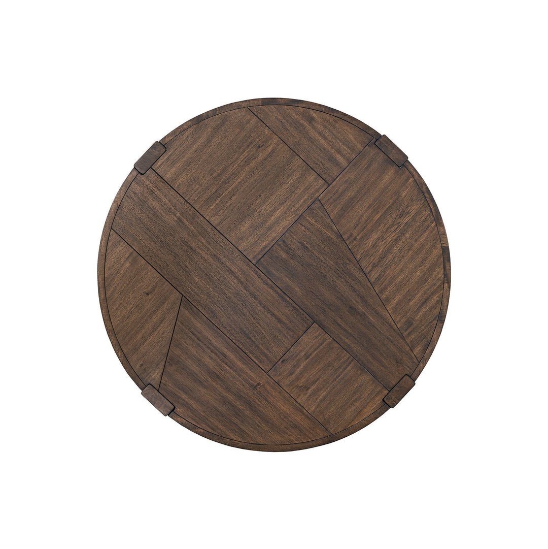 Abstract Coffee Table in Smoked Acacia - coffee table by LH Imports - Whats New Furniture Portland OR