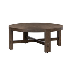 Abstract Coffee Table in Smoked Acacia - coffee table by LH Imports - Whats New Furniture Portland OR