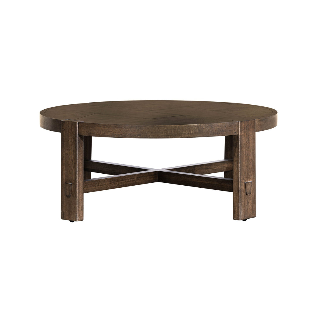 Abstract Coffee Table in Smoked Acacia - coffee table by LH Imports - Whats New Furniture Portland OR